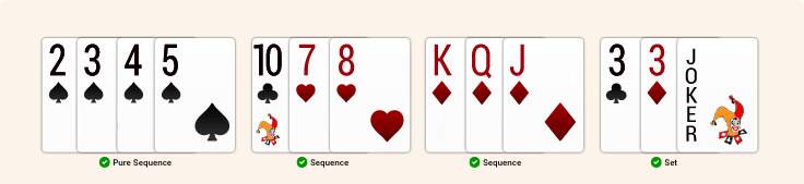 Valid Example2 Valid Shows Examples - Rummy Rule